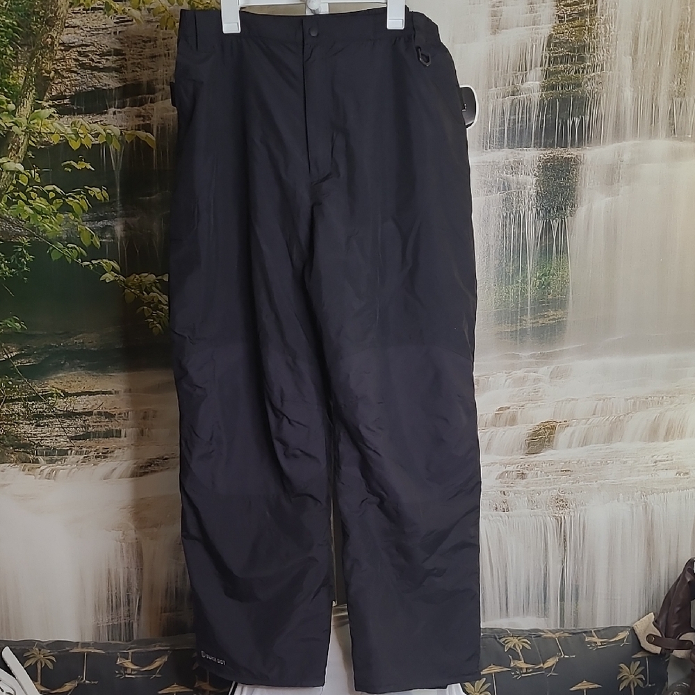 NWT! Black Dot Pacific Trail Mens XXL black nylon winter snow pants